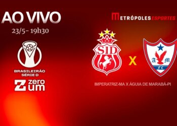 Série D ZeroUM: Metrópoles exibe Imperatriz-MA x Águia de Marabá-PA